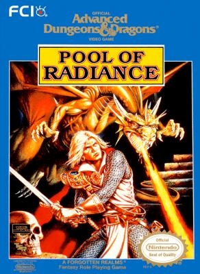 Cover Pool of Radiance for NES